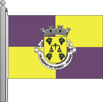 Bandeira da freguesia de Vilarino do Bairro
