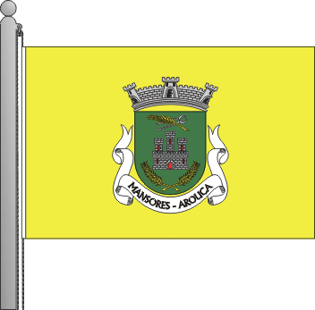Bandeira da freguesia de Mansores