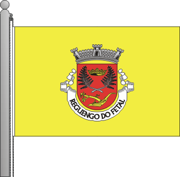 Bandeira da freguesia de Reguengo do Fetal