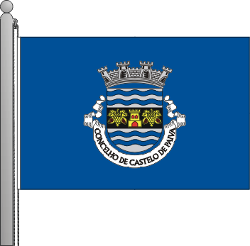 Bandeira do municpio de Castelo de Paiva