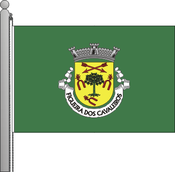 Bandeira da freguesia de Figueira dos Cavaleiros