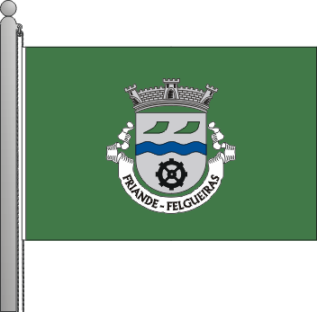 Bandeira da freguesia de Friande