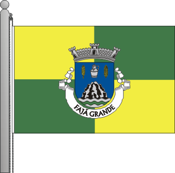 Bandeira da freguesia de Faj Grande