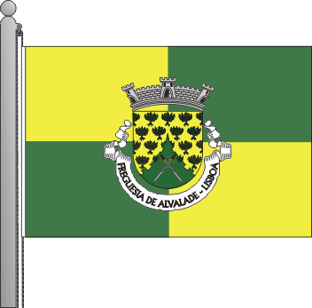 Bandeira da freguesia de Alvalade