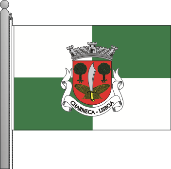 Bandeira da freguesia de Charneca