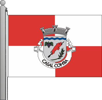 Bandeira da freguesia de Casal de Comba
