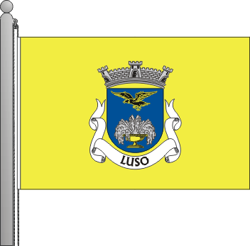 Bandeira da freguesia do Luso