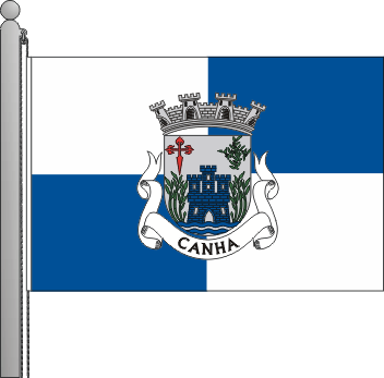 Bandeira da freguesia de Canha