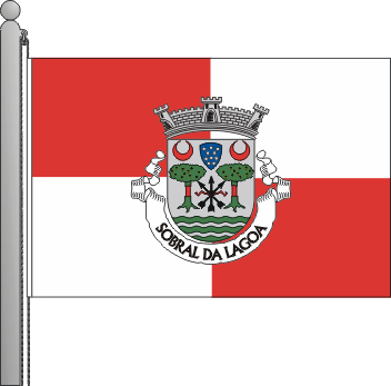 Bandeira da freguesia de Sobral da Lagoa