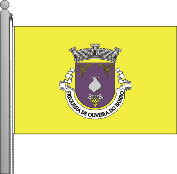 Bandeira da freguesia Oliveira do Bairro