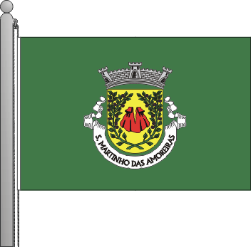 Bandeira da freguesia de So Martinho das Amoreiras
