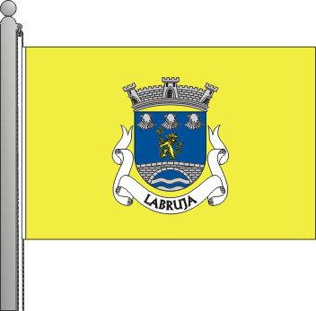 Bandeira da freguesia de Labruja