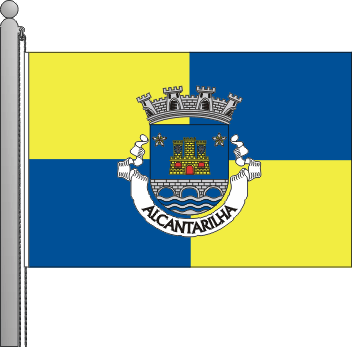 Bandeira da freguesia de Alcantarilha