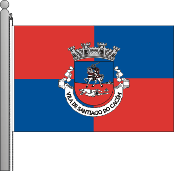 Bandeira do municpio de Santiago do Cacm