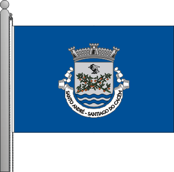 Bandeira da freguesia de Santo Andr