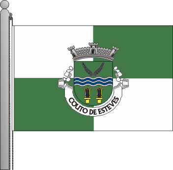 Bandeira da freguesia de Couto de Esteves