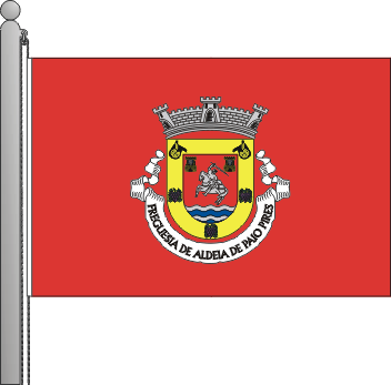 Bandeira da freguesia de Aldeia de Paio Pires