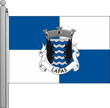 Bandeira da freguesia de Lapas