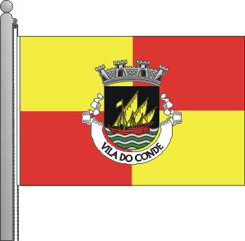 Bandeira do municpio de Vila do Conde