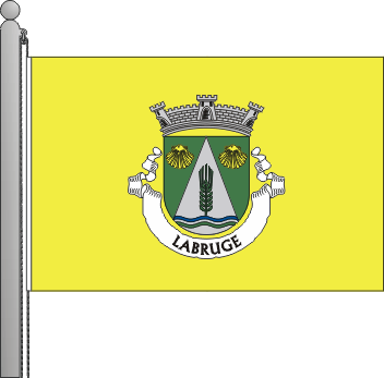 Bandeira da freguesia de Labruge