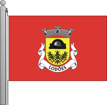 Bandeira da freguesia de Lodes
