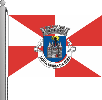Bandeira do municpio de Santa Maria da Feira