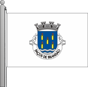 Bandeira da freguesia de Paos de Brando