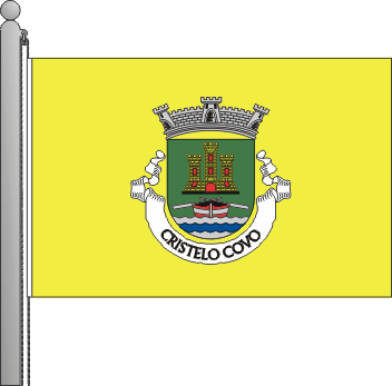 Bandeira da freguesia de Cristelo Covo