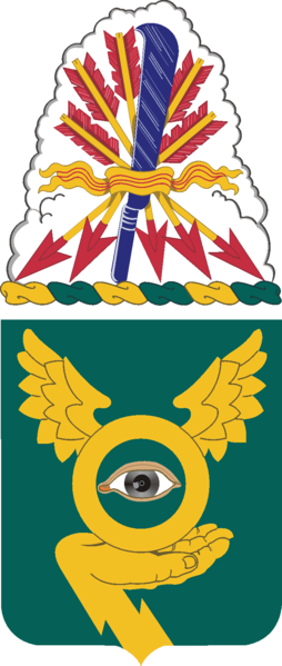 Coat of arms (crest) of 1st Military Intelligence Battalion, US Army