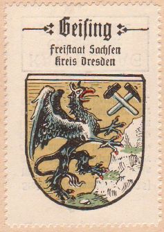 Wappen von Geising/Coat of arms (crest) of Geising