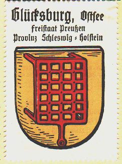Wappen von Glücksburg/Coat of arms (crest) of Glücksburg
