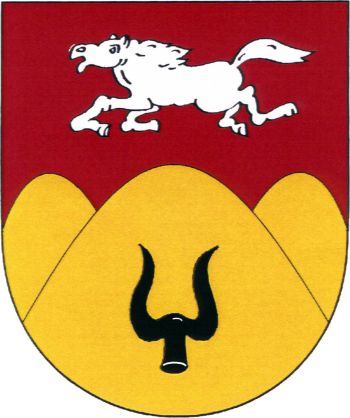 Arms (crest) of Bělušice (Most)