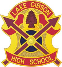 Coat of arms (crest) of Lake Gibson High School Junior Reserve Officer Training Corps, US Army