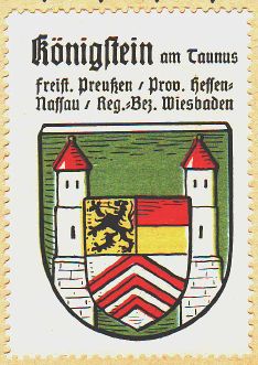 Wappen von Königstein im Taunus/Coat of arms (crest) of Königstein im Taunus