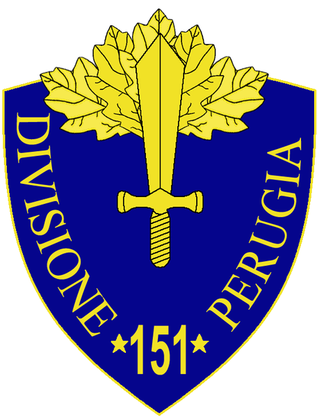 File:151st Infantry Division Perugia, Italian Army.png