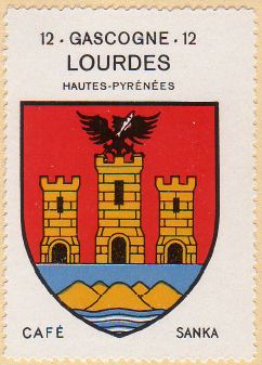 Blason de Lourdes (Hautes-Pyrénées)/Coat of arms (crest) of {{PAGENAME