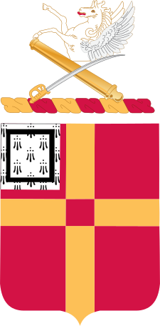 Coat of arms (crest) of 81st Field Artillery Regiment, US Army