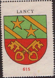 Wappen von/Blason de Lancy