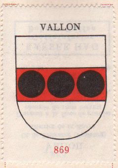 Wappen von/Blason de Vallon (Fribourg)
