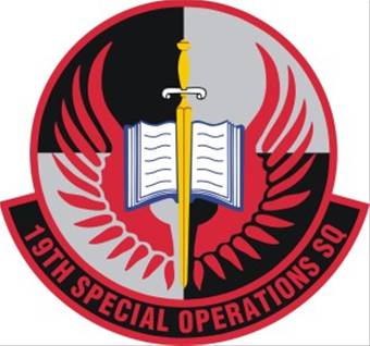 Coat of arms (crest) of the 19th Special Operations Squadron, US Air Force