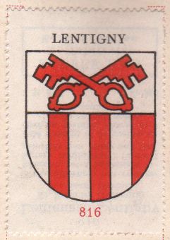 Wappen von/Blason de Lentigny