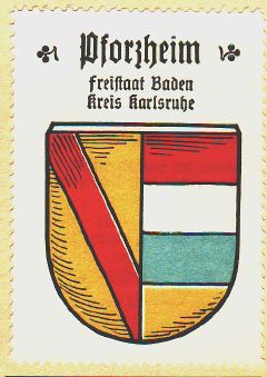 Wappen von Pforzheim/Coat of arms (crest) of Pforzheim