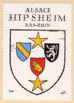 Blason de Hipsheim/Coat of arms (crest) of {{PAGENAME