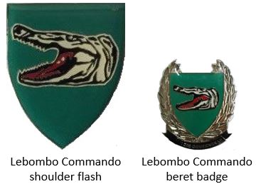 Coat of arms (crest) of the Lebombo Commando, South African Army