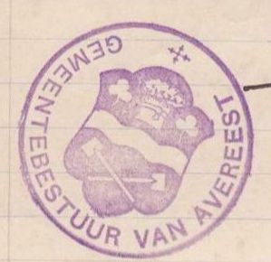 Wapen van Avereest/Coat of arms (crest) of Avereest