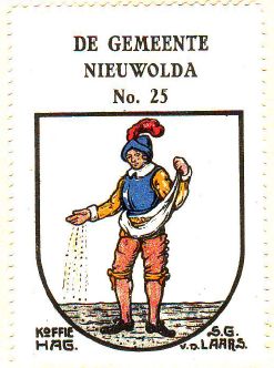 Wapen van Nieuwolda/Coat of arms (crest) of Nieuwolda