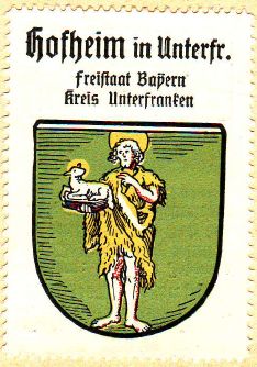 Wappen von Hofheim in Unterfranken/Coat of arms (crest) of Hofheim in Unterfranken