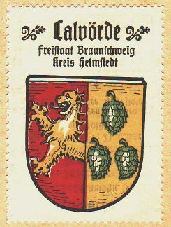 Wappen von Calvörde/Coat of arms (crest) of Calvörde