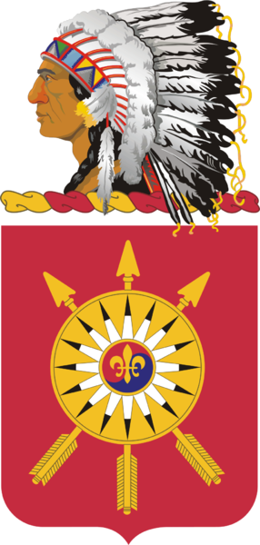 Coat of arms (crest) of the 171st Field Artillery Regiment, Oklahoma Army National Guard