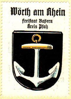 Wappen von Wörth am Rhein/Coat of arms (crest) of Wörth am Rhein
